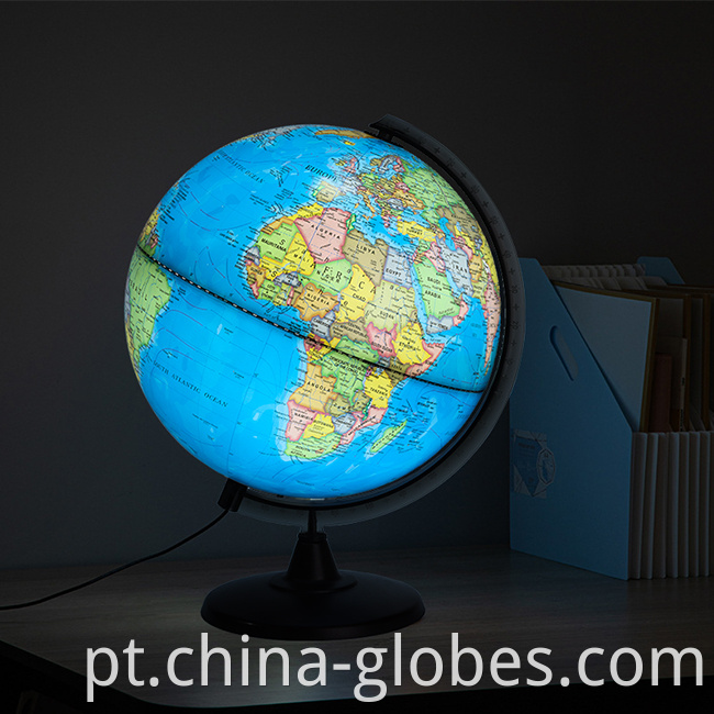 Illuminated World Globe